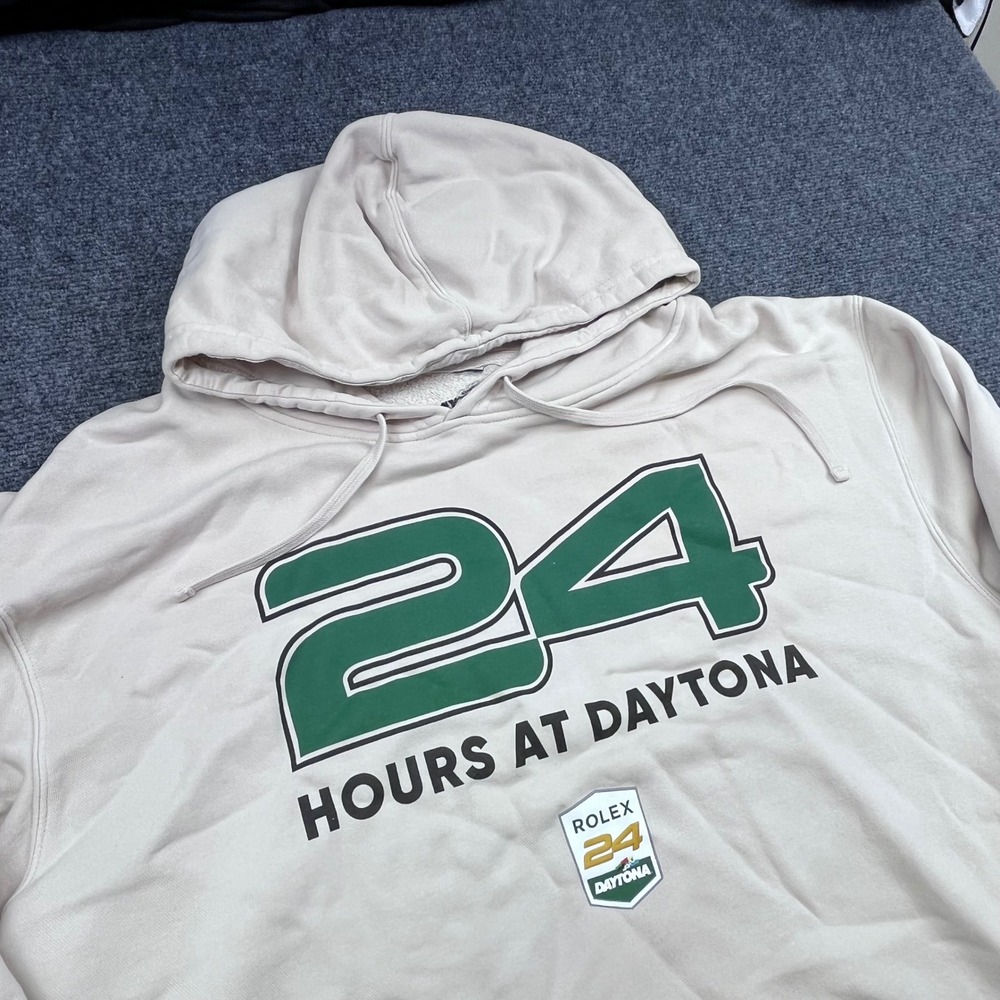 Independent Trading Co 24 Hours at Daytona Rolex Cream Graphic Hoodie PRM4500C